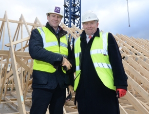 Anchor and Castleoak celebrate topping out of latest development    